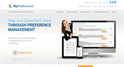 Desktop Screenshot of mypreferences.com